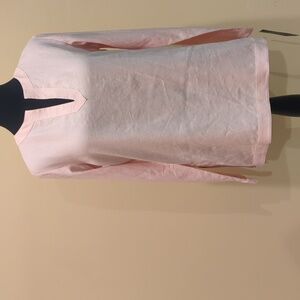 NWT Lauren Ralph Lauren 100% Pink Blush Linen Top